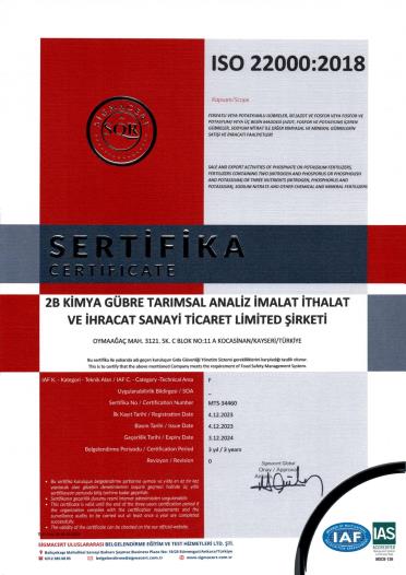 ISO 22000:2018
